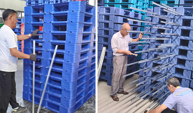 塑料托盤加鋼管和不加鋼管有啥區(qū)別？